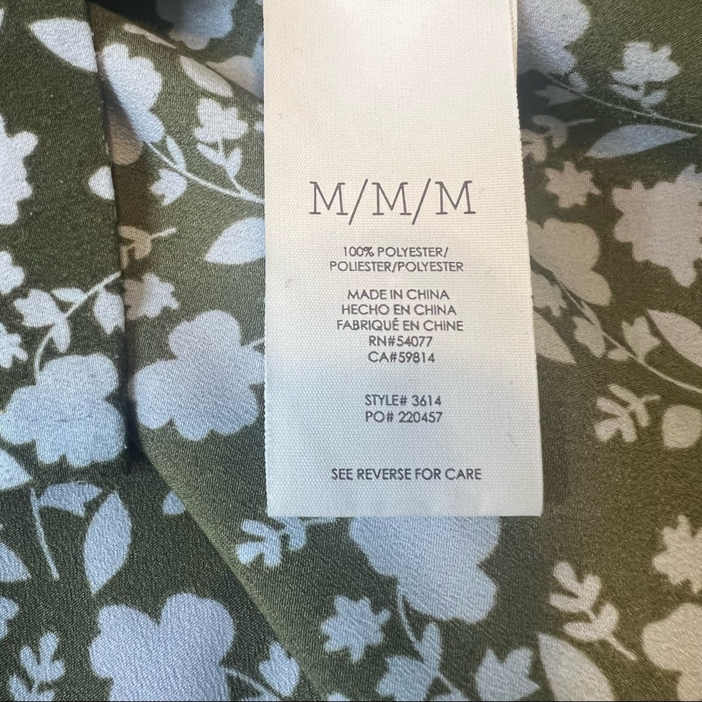 Cabi Sleeveless Green & Blue Pullover Top Shirt Size Medium M - Picture 5 of 6